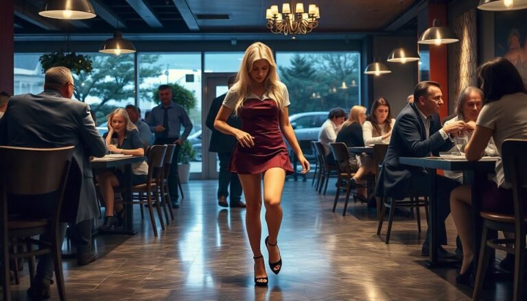 Von der Tante öffentlich zur Schau gestellt