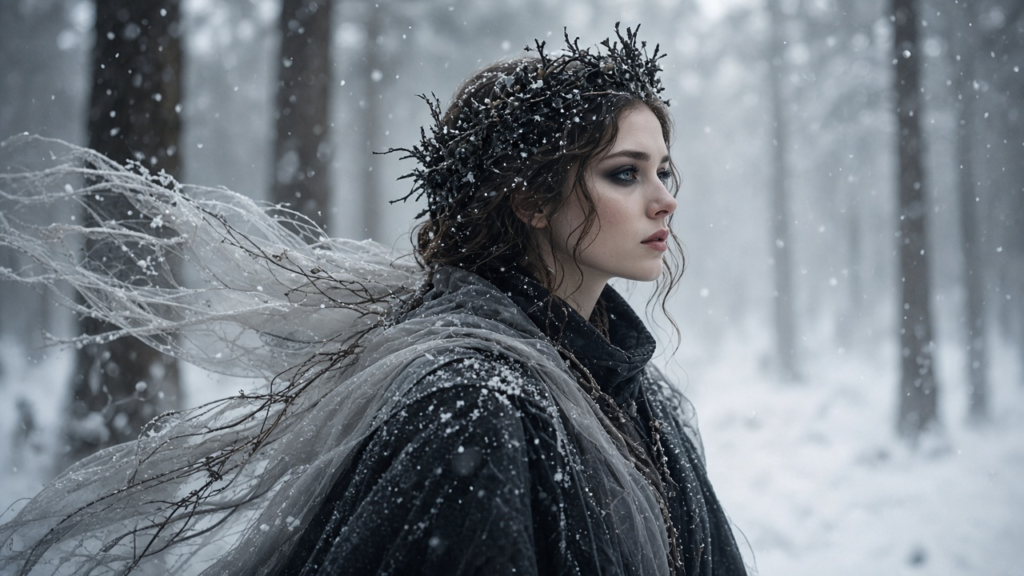 Hexen Verwandlung Geschichten in winterlicher Stimmung